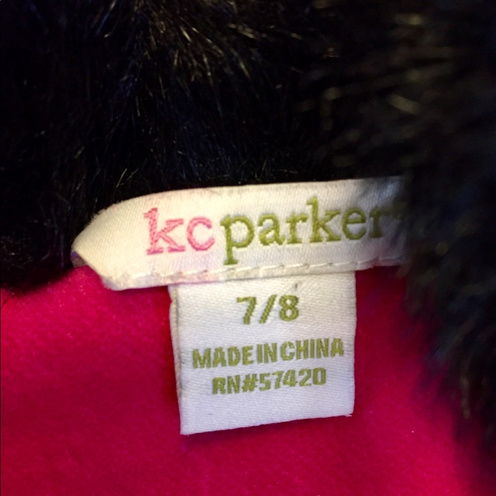 Girls KC Parker lined winter vest EUC SIZE 7/8 - Picture 3 of 5